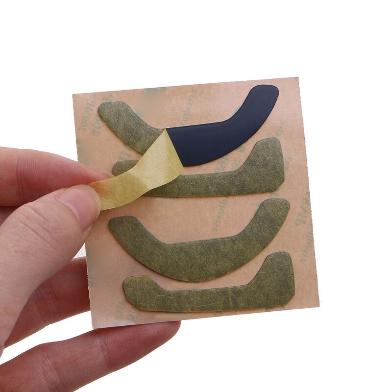 Hotline Games Mouse Skates Stickers Mouse Feet Pad Rounded Glides Curve Edge Replacement for Roccat Kone Pure Mouse J18 22