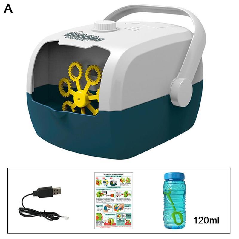 Manuelle blasiert Maschine Automatische blasiert Gebläse Party blasiert draussen Sommer Spielzeug Für freundlicher Hochzeit Hersteller Geburtstag Y6I1: A