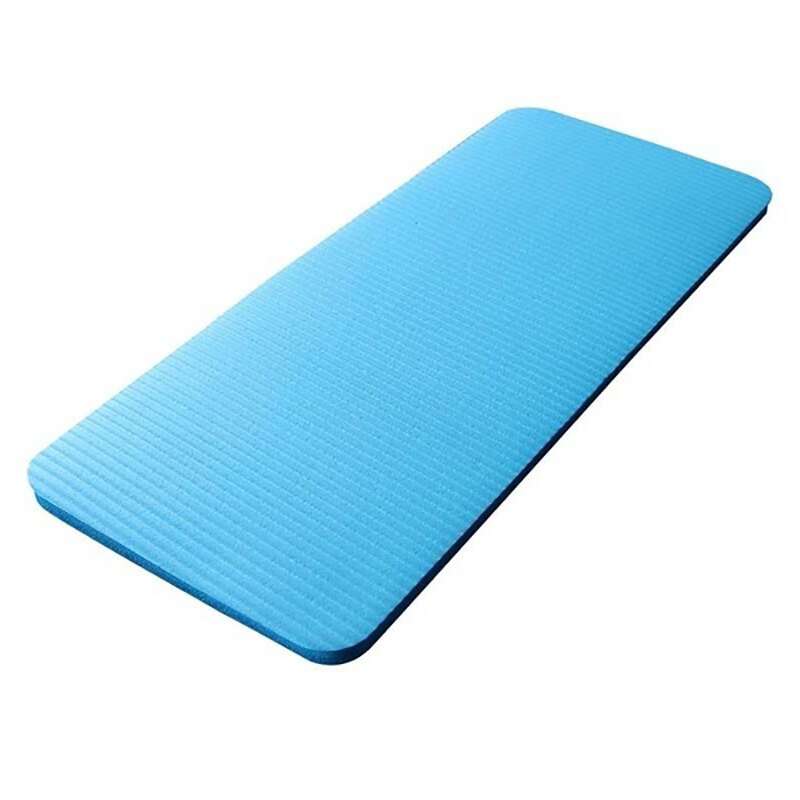 60 x 25 nbr yogamatta halkfri nbr pilates yogamattor hem hälsa träning fitness meditation pad gym träning fitness 5 färger: Blå