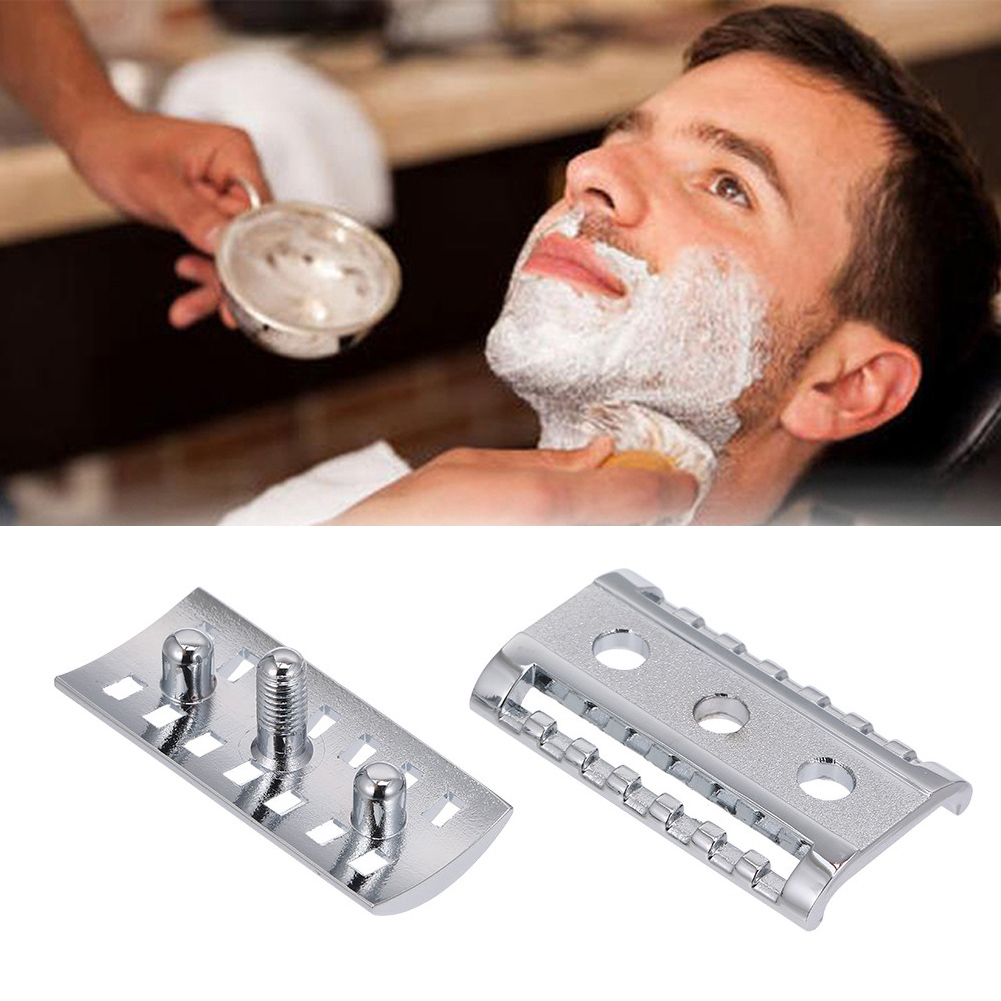 Safety Double-edged Razor Open Comb Head Men Safety Shaving Razor Portable Gifts Replacement Accessory
