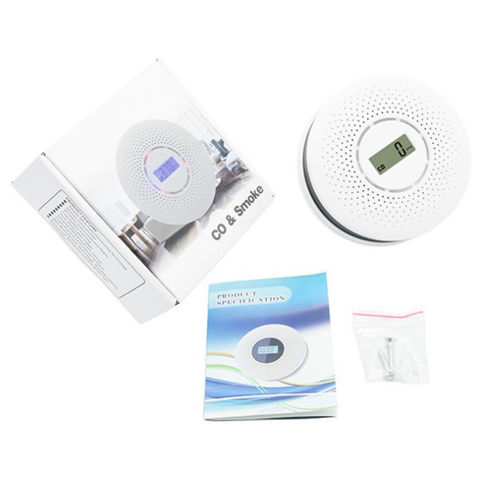 GSD-512 CO Smoke Wireless Security Detector Alarm Home Smoke Detector Sensor Low Battery Prompt Long Standby Time