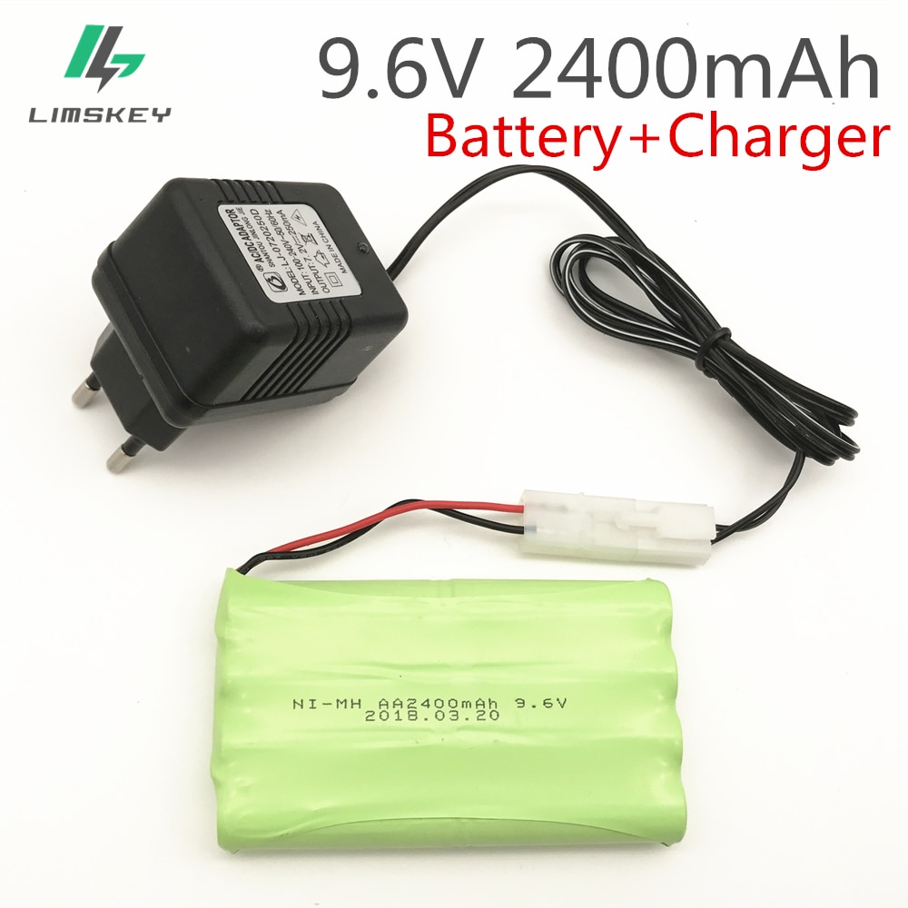 9.6V 2400mAh Remote Control toy security facilities AA battery Ni-MH battery group With Charger Sets Ket-2p /Tamiya Connectors