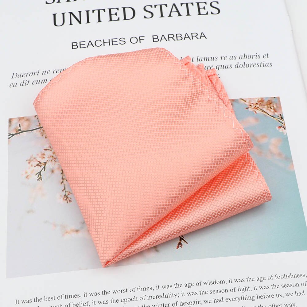 Effen Kleur Zakdoek High Pocket Vierkante Vintage Polyester Mannen Handdoek Hanky Voor Business Party Pak Accessoires