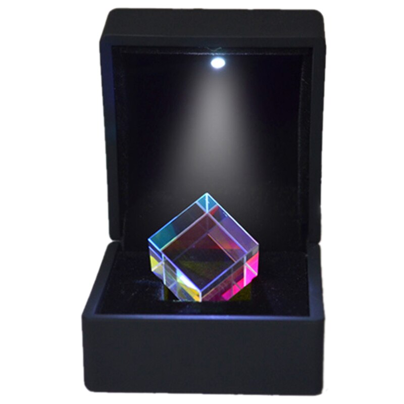 Optisk glas prisme rgb dispersion prisme fysik lysspektrum uddannelsesmodel udendørs tage billeder kamera filter foto foto