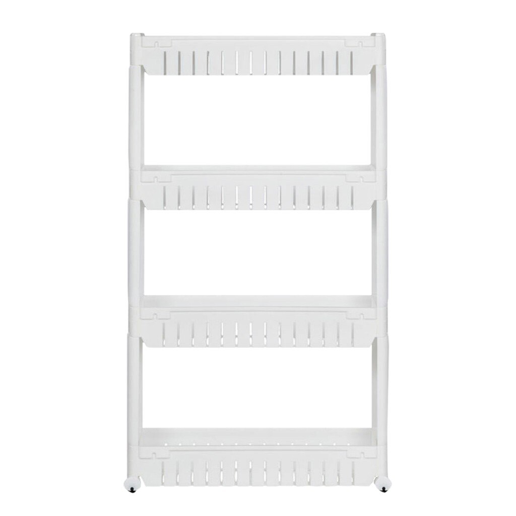 Kitchen Storage Rack For Goods Plastic Clip Rack Storage Rack Refrigerator Kitchen Gaps Rack Bathroom Rack #YL10