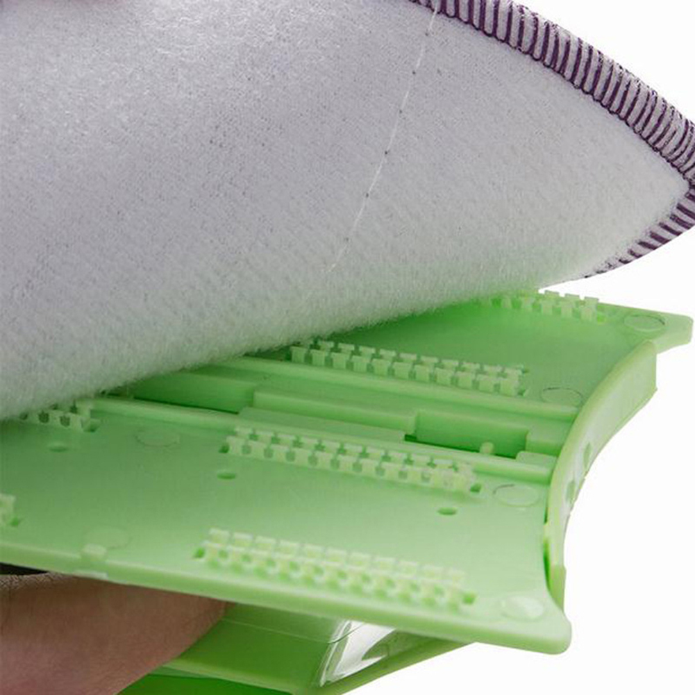 Foldable Home Window Groove Cleaning Cloth Glass Mirror Washing Brush Tool