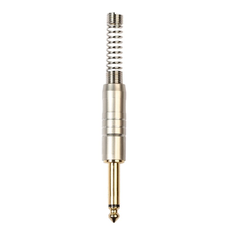 Top 6.35mm Welding Plug Mono Gold-Plated Plug for Welding Various 6.35 o Cables, Microphones, Electric Guitar Cables: Default Title