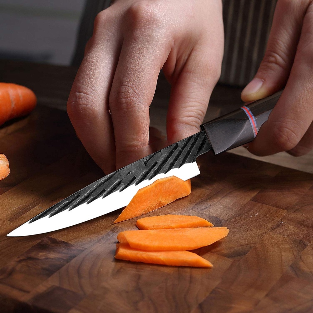 XITUO Chef Knife 440C Steel Handmade Forged Japanese Kitchen Knife Set Sharp Cleaver Kiritsuke Santoku Gyuto Knife Cooking Tools