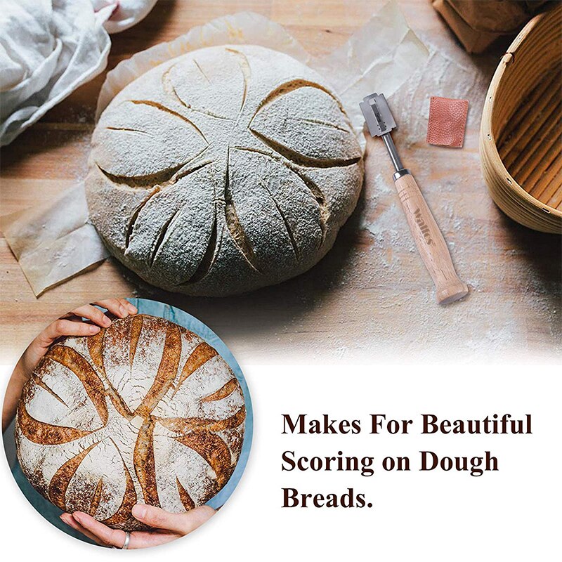 Walfos Brood Lame Europese Brood Arc Gebogen Brood Mes Western-Stijl Baguette Snijden Franse Toas Cutter Gereedschap