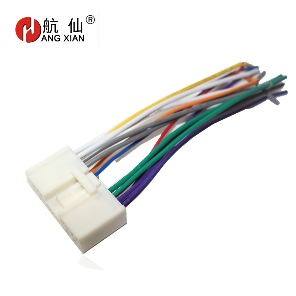 Car DVD player Male ISO car Radio Plug Power Adapter For Mazda 2 Mazda 3 Mazda 5 Mazda 6 ISO harness power cable