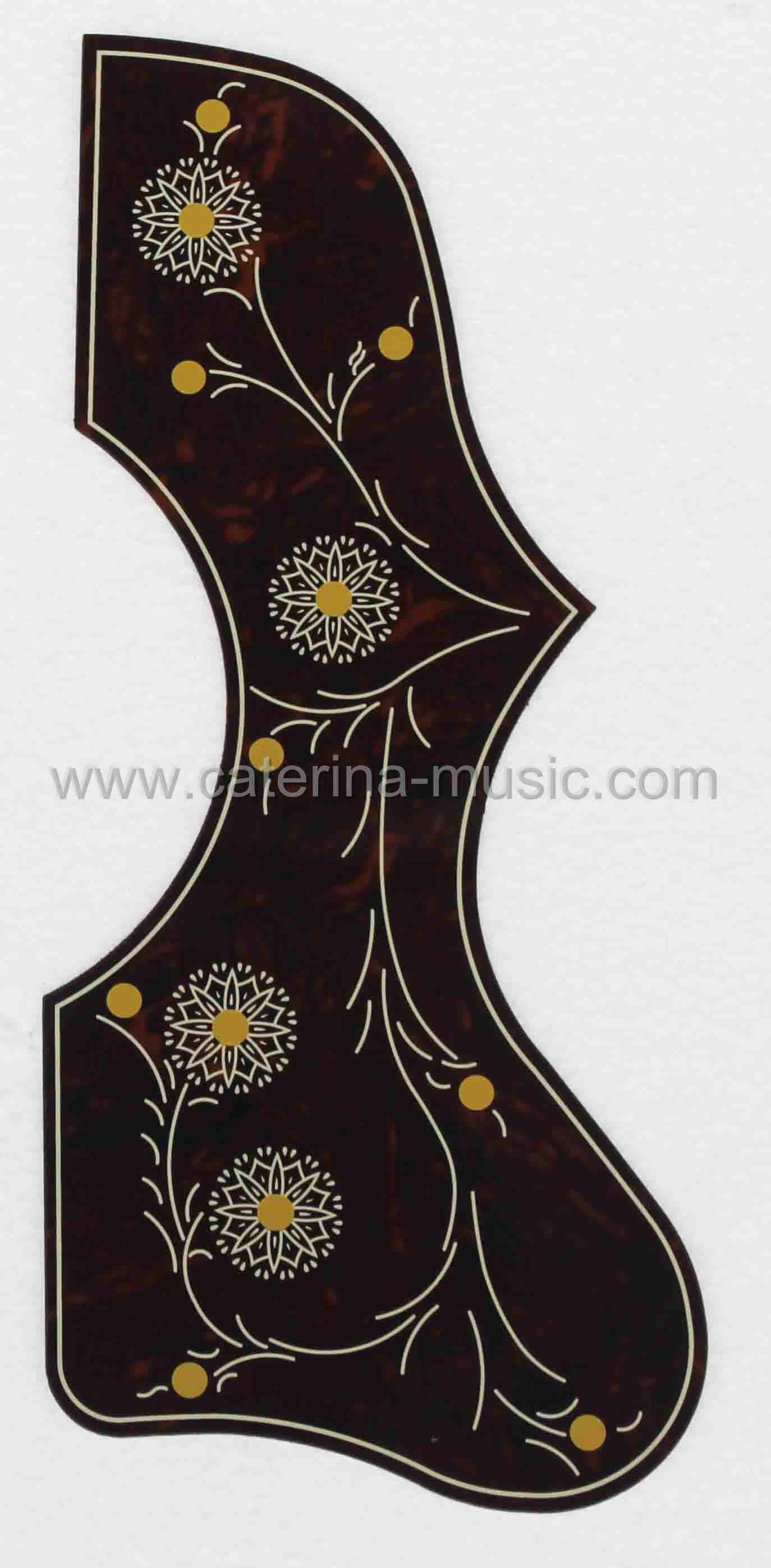 right hand and left hand J200 guitar pickguard, pickguards for J200 guitar,2mm thickness celluloid inlays Pick-guard,: D 1.2mm right hand