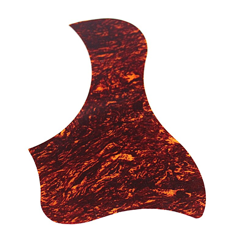 Guitar Parts Acoustic Guitar Pickguard Self-adhesive Pick Guard Sticker: Red