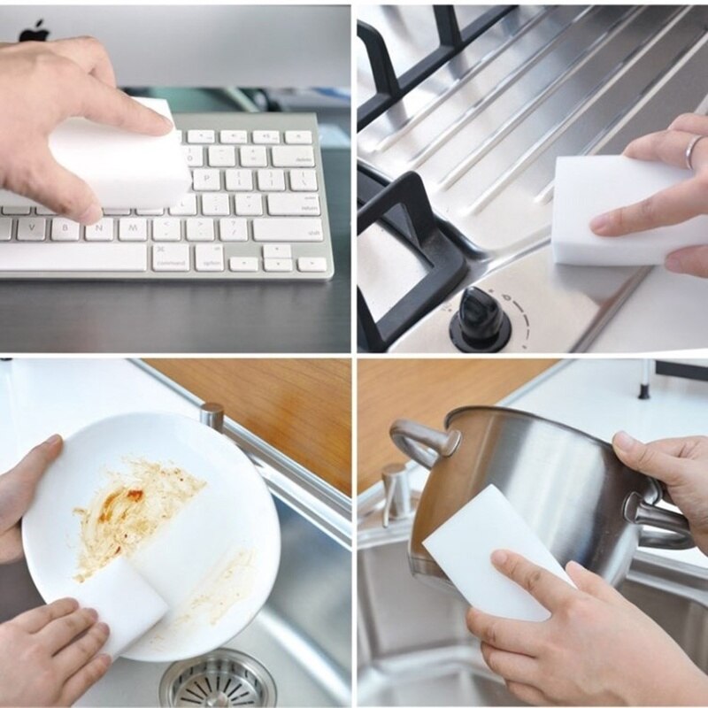 10/20/50 Magic Sponge Eraser Cleaner Keuken Badkamer Schoonmaken Sponzen