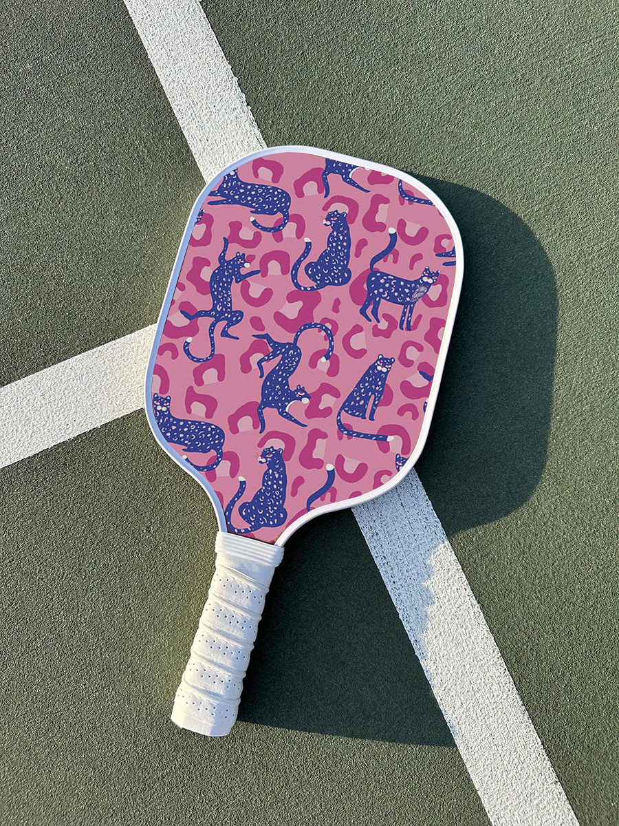 Lucky011 Thermoformed T700 Raw Carbon Fiber Fiberglas Pickleball Paddle Spin Strukturierte Oberfläche mit Schaumstoffkante Ergonomischer Griff