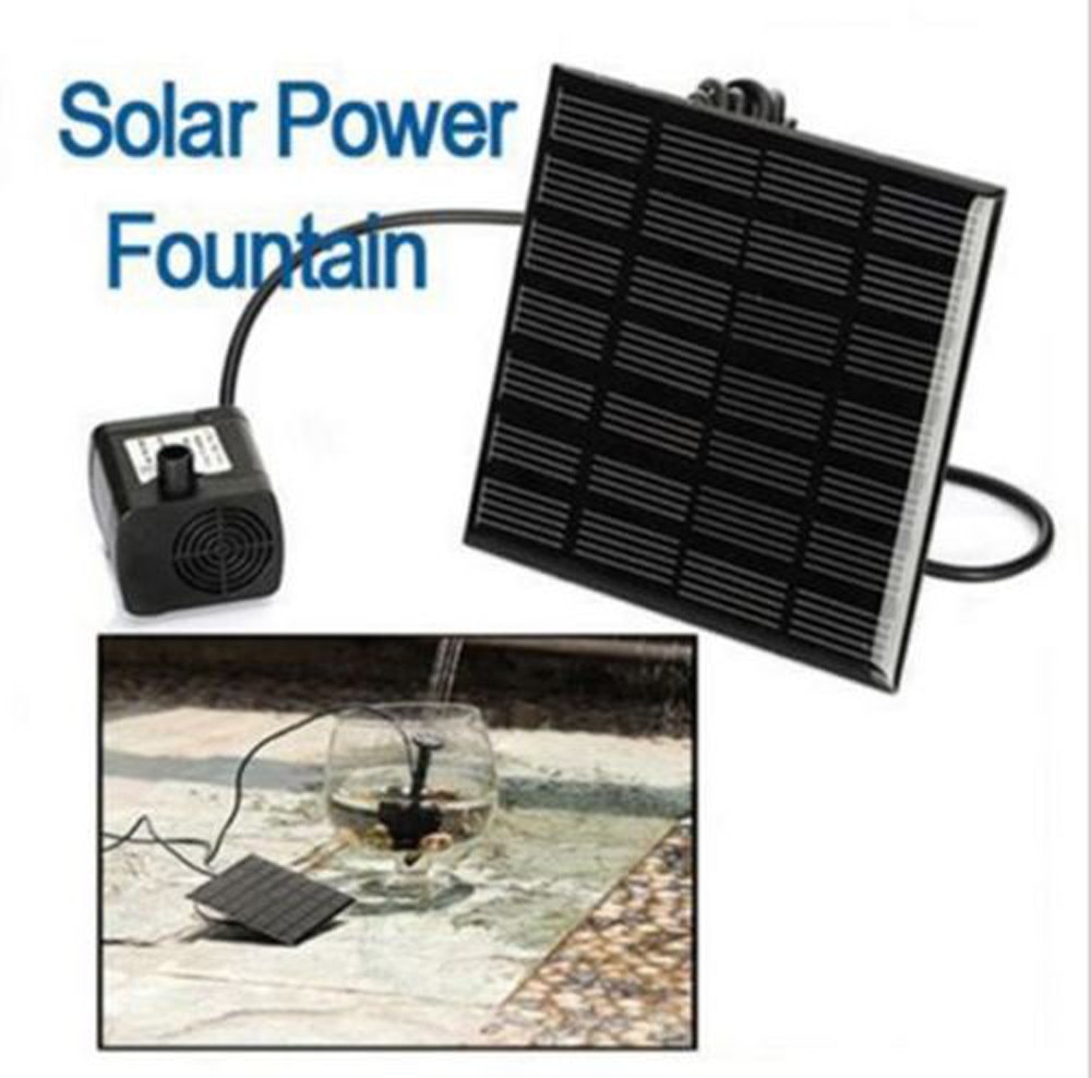 Solar Panel Water Fountain Garden Fountain Pumps Solar Garden Fountains Waterfalls Power Bird Fountain Powered Water Pumps