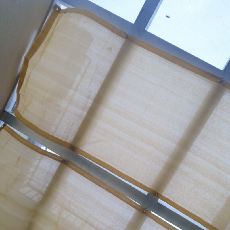 Thick 96% Sun Shade Rate Sunshade Net Lightly Yellow Window Net Window Awning Shade Sail Awning Anti-UV Garden Yard Shade