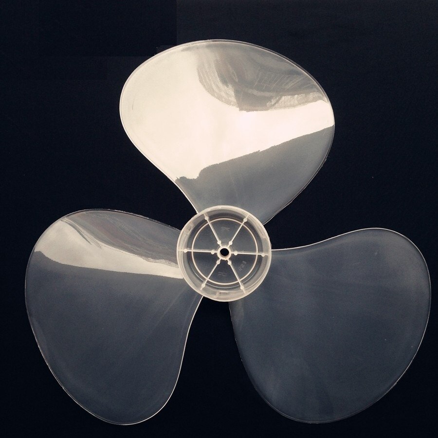 1pcs Big wind 16 inch 400mm plastic fan blade White 3 leaf universal brand fan