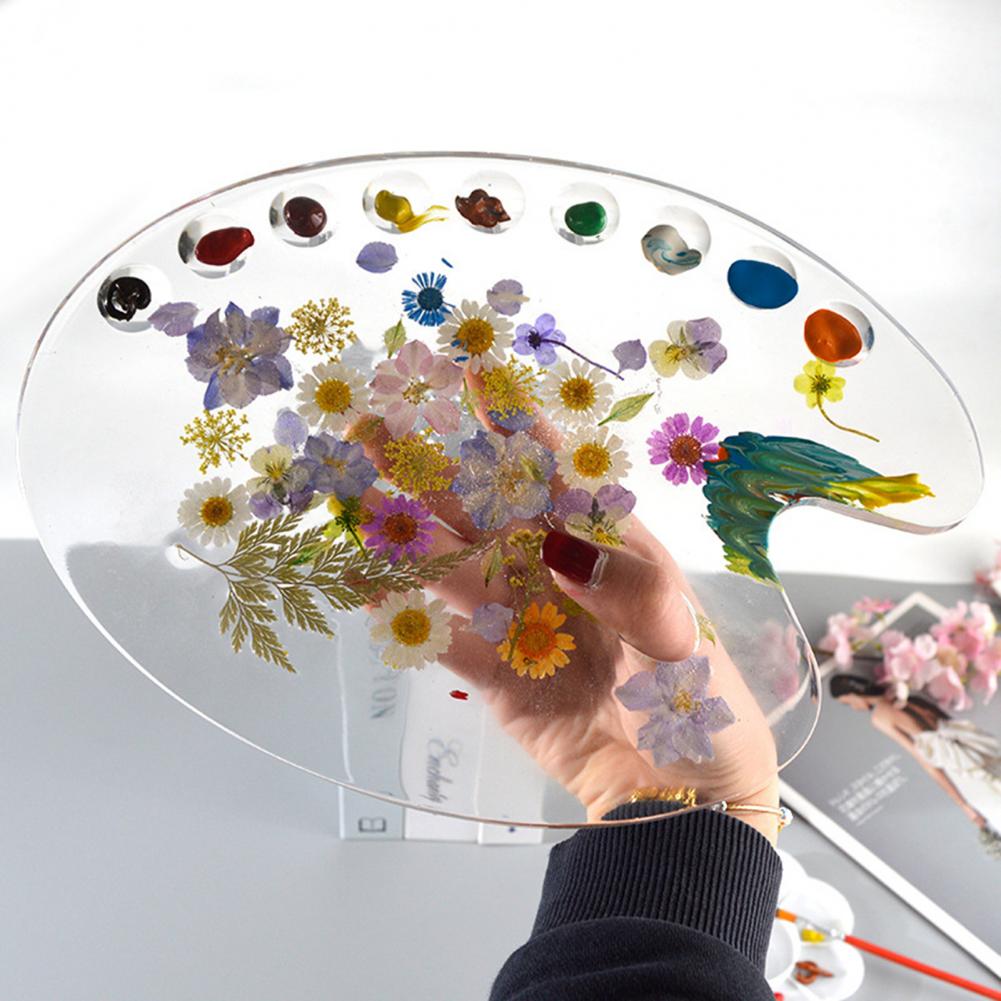 Epoxy Mold Elastic Easy to Demold Silicone Epoxy Palette Mold for