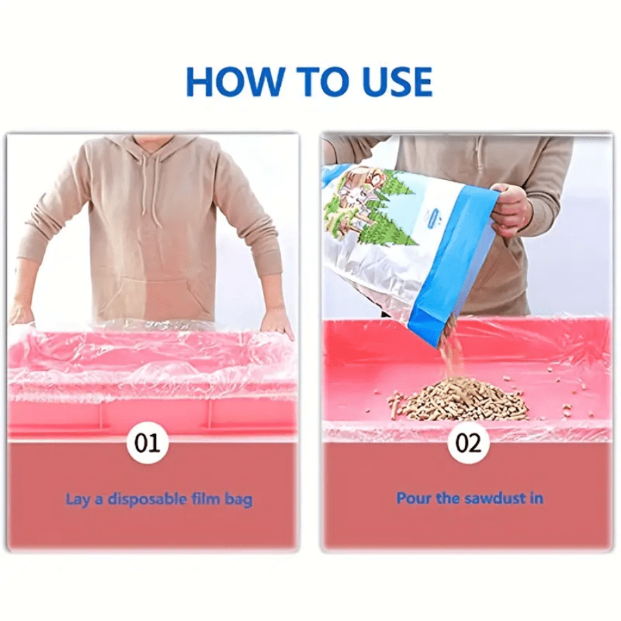 Revestimientos de plástico transparentes desechables para jaulas pequeñas para mascotas, que incluyen jaulas para conejitos, hábitats de hámster y cajas de arena para orinal, 10 Uds.