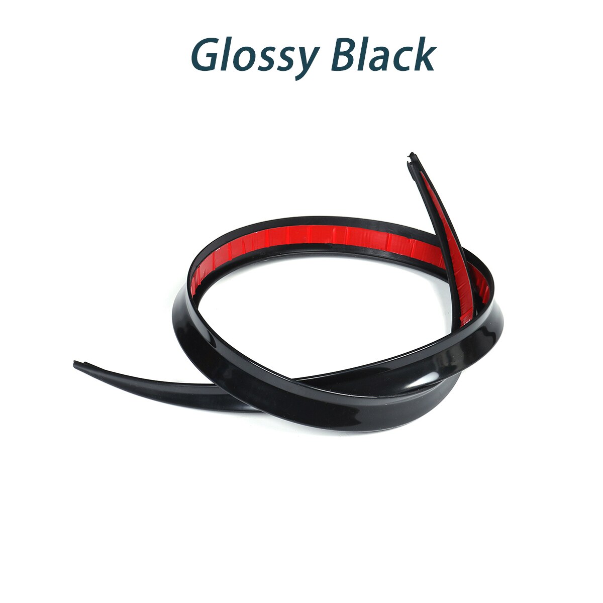 Universal Roof Spoiler 1.2m Car-Styling Black/Carbon Fiber Rear Wing Lip Spoilers Tail Spoiler DIY Refit Spoiler: glossy black