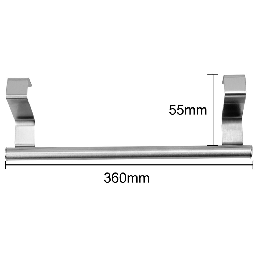 Armario cajón toallero colgante soporte para puerta colgador toallero de baño y cocina colgador montado en la pared toallero: L
