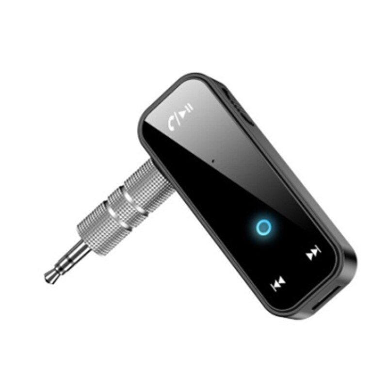 Receptor transmisor inalámbrico con Bluetooth 5,0, adaptador de Jack 2 en 1 de 3,5mm para Audio de coche, AUX, auriculares de música, manos libres: A