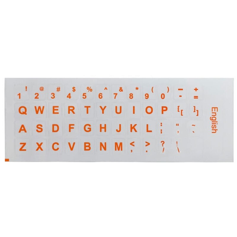 Replacement Keyboard Sticker English Letter Film Keypad Cover Sticker Suitable for Tablet PC Laptop Gaming Keypads: O
