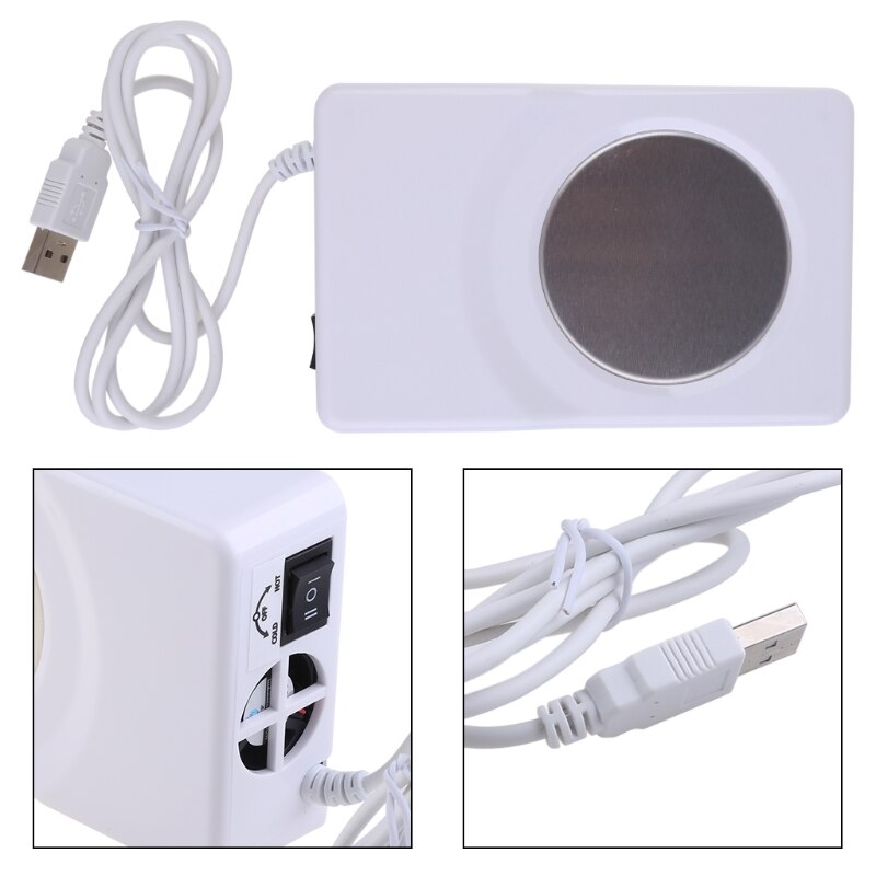Refroidisseur et chauffe-plat USB à double usage, pour tasses, café, thé, boissons, nouveauté