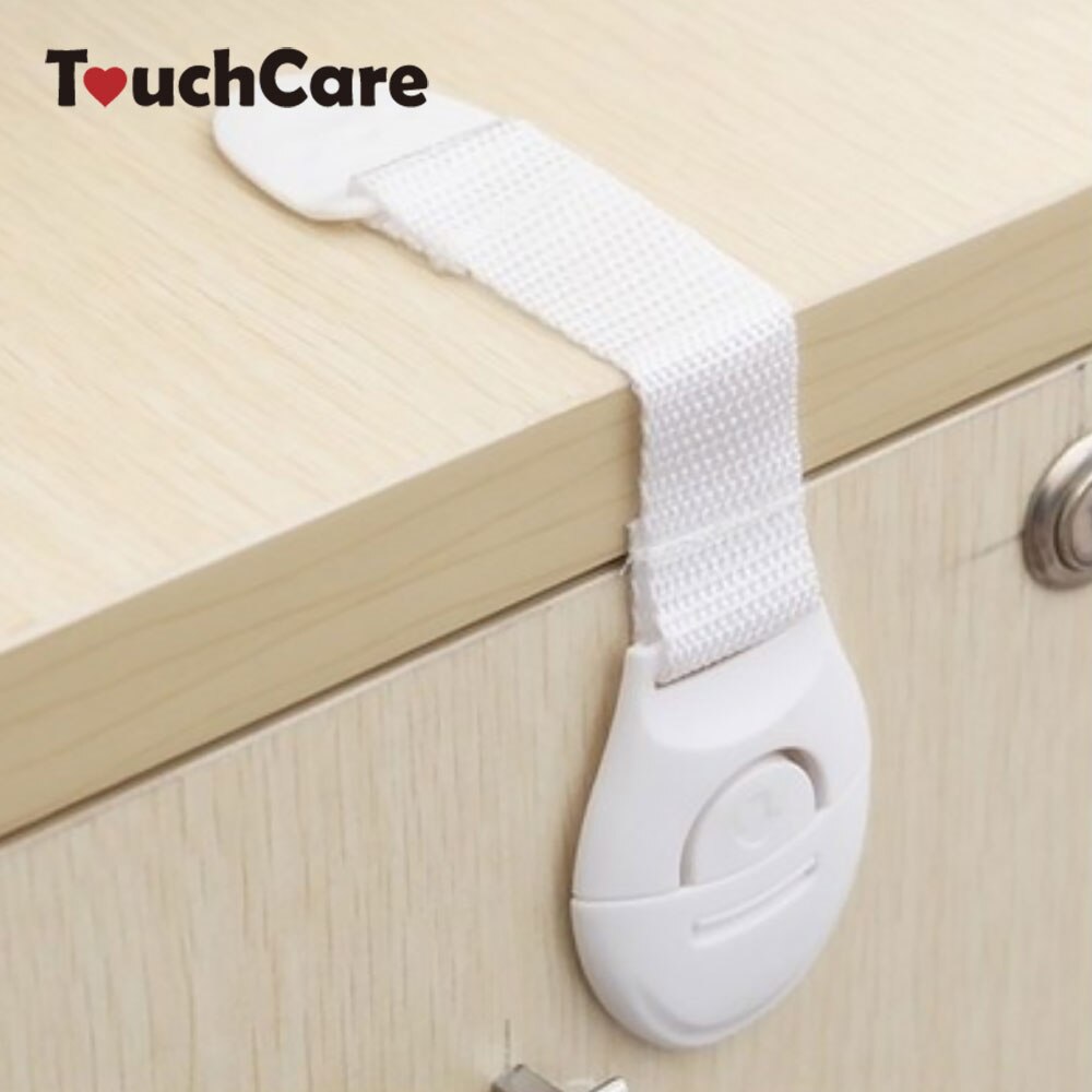 10Pcs Kids Cabinet Lock Child Safety Protection Cupboard Doors Lockers Baby Drawers Refrigerator Toilet Plastic Stripes Latches