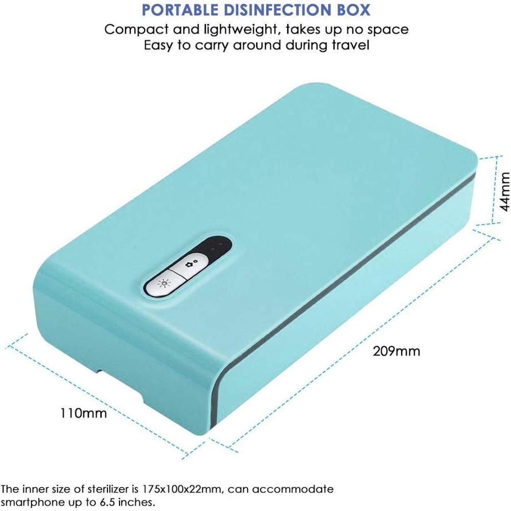 Uv Mobiele Telefoon Sanitizer, Uv Licht Telefoon Reiniger Met Usb Opladen Voor Ios Android Mobiele Telefoon Tandenborstel Sieraden Horloge