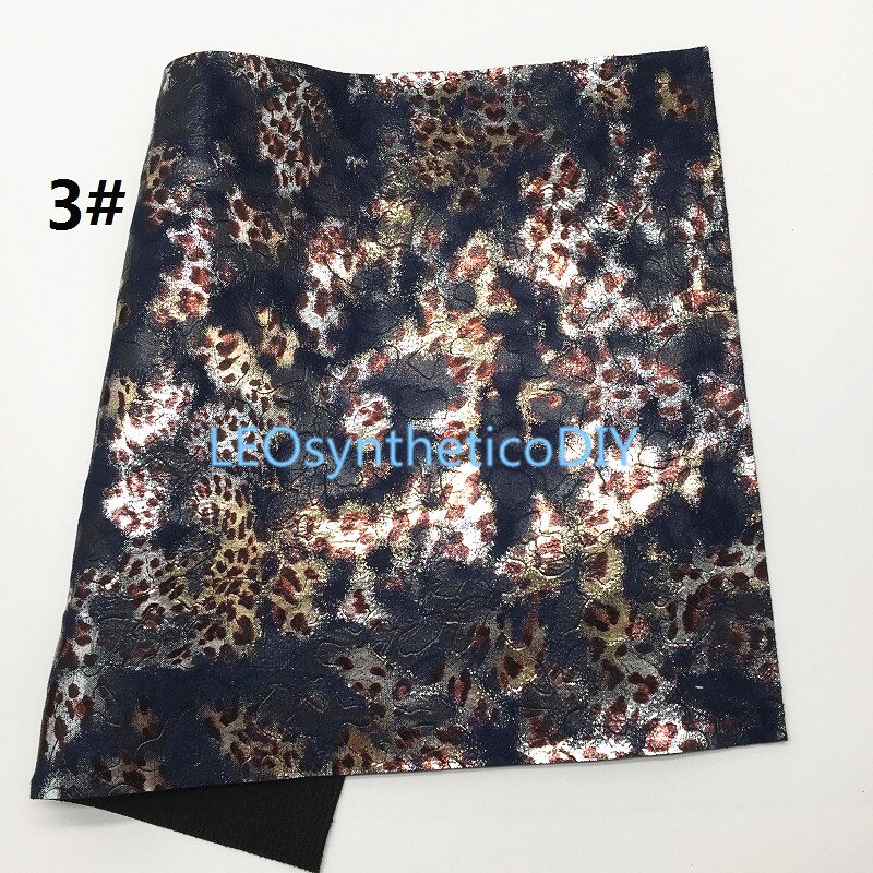 1pc 21 x 29cm luipaardprint imitatieleer stof, synthetisch leer stof leren vellen voor het maken van strikken leosyntheticodiy  t427a: 3