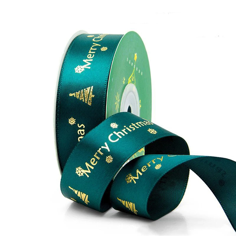 5M Weihnachtsdekoration Weihnachtsband Weihnachtsbaum Ornament für Wohnkultur Neujahr handgemachte DIY Geschenkverpackung Kasten Zubehör