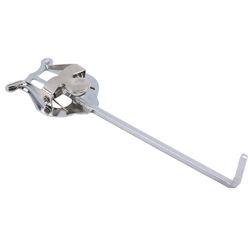 Marching Baritone Lyre Sheet Music Clip Stainless Steel Trumpeter Lyre Sheet Music Clamp-On Holder: Default Title