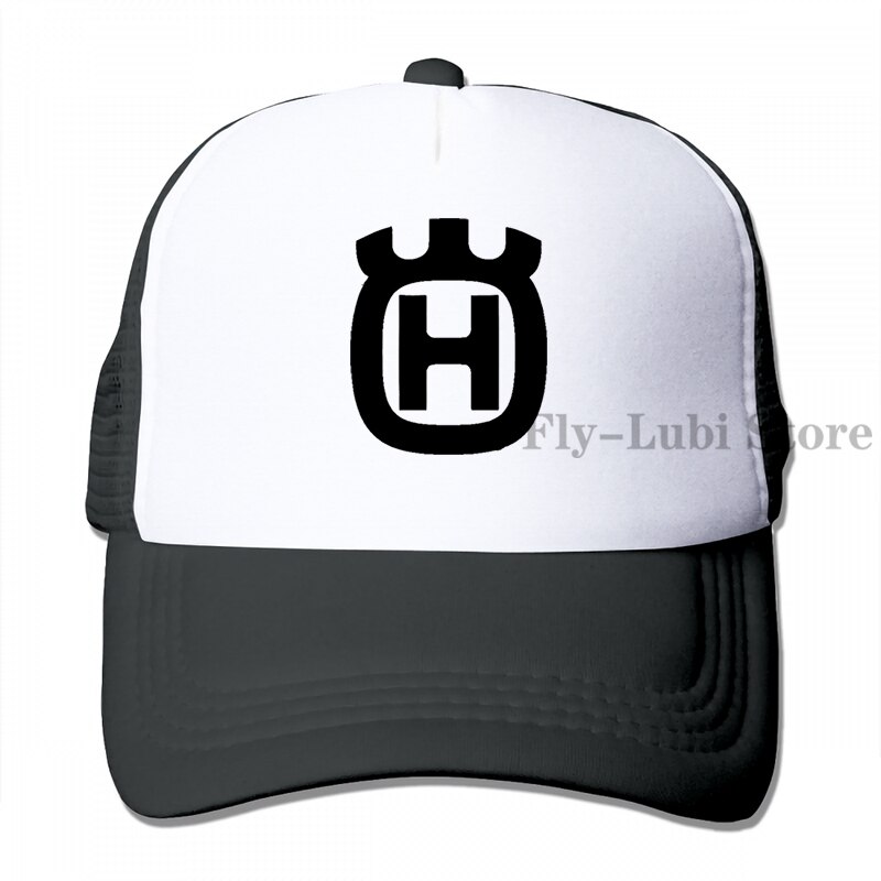 Husqvana Baseball cap men women Trucker Hats adjustable cap: 3-Black