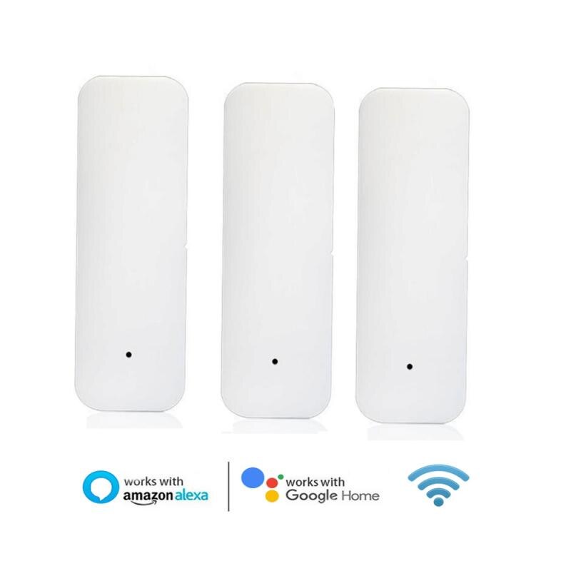 Tuya Smart Door Alarm Home WiFi Door Sensor Door Open Closed Detectors WiFi App Notification Alert Security Alarm System: 3pcs