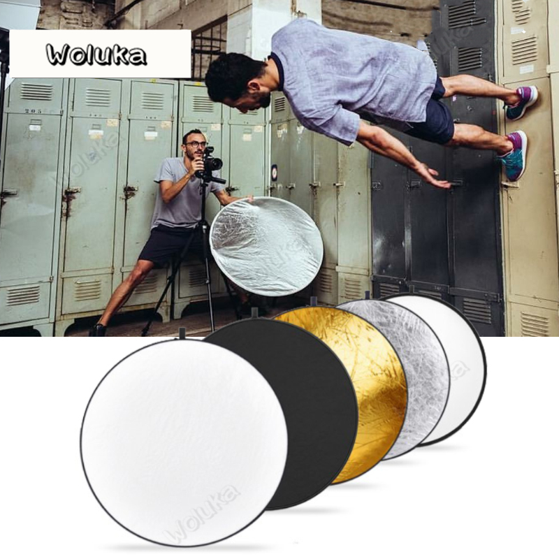 5 In 1 Reflector Board 110Cm Photo Studio Opvouwbare Fotografie Vulling Licht Draagbare Ronde Reflecterende Zachte Licht Boord CD50 t10