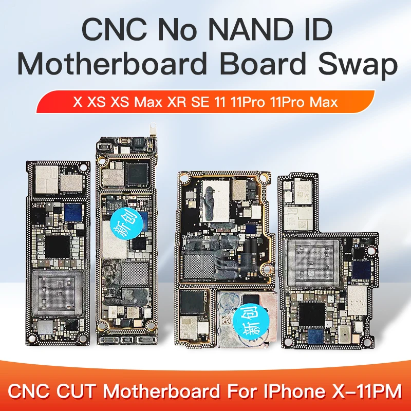 CNC schneiden Hauptplatine Für IPhone X Logik Gremium Xs Max Polieren CPU AP RF Bord iPhone11 11Profi Max Schalt CPU Basis Band Schneiden