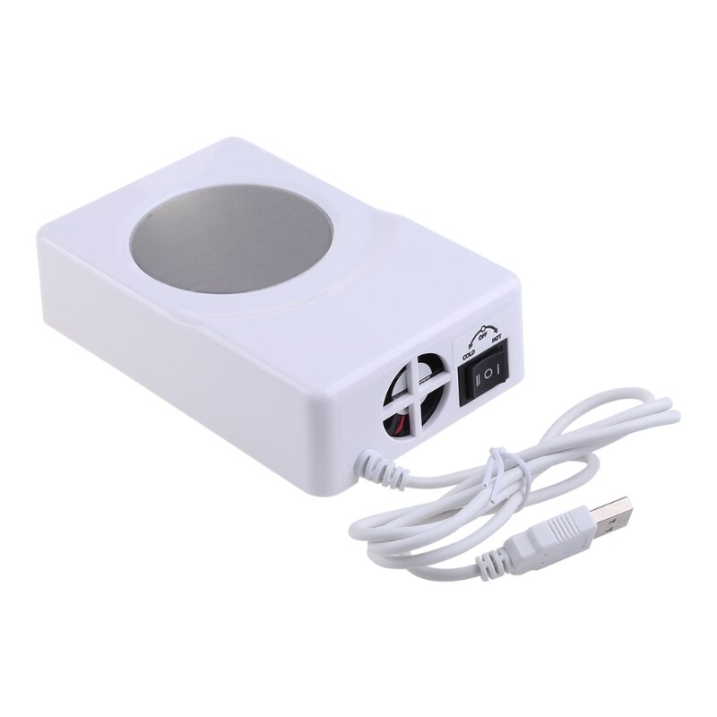 Refroidisseur et chauffe-plat USB à double usage, pour tasses, café, thé, boissons, nouveauté