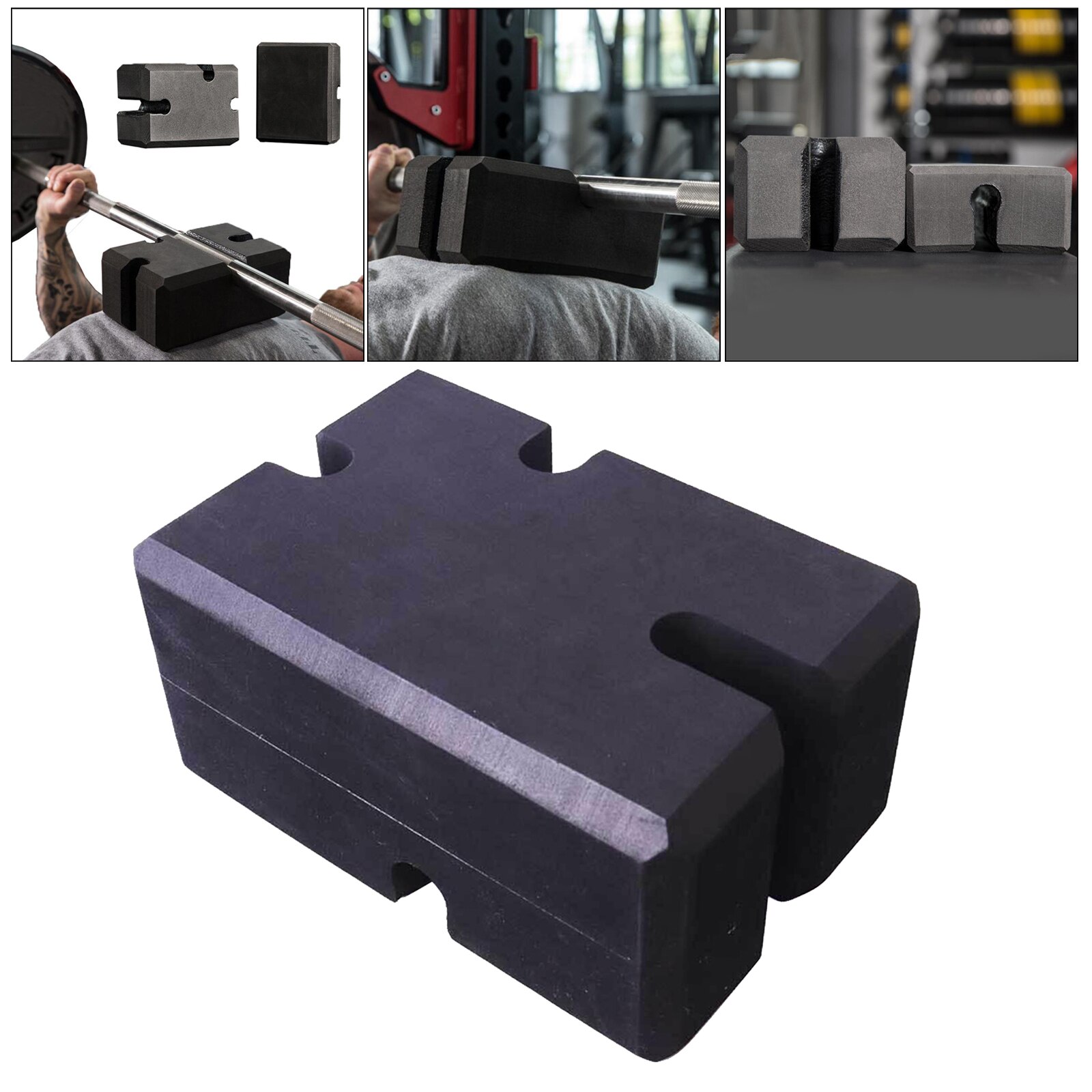 Bench Press Block Fitness Foam Pad Brisk Chest Muscle Toning Barbell Grip