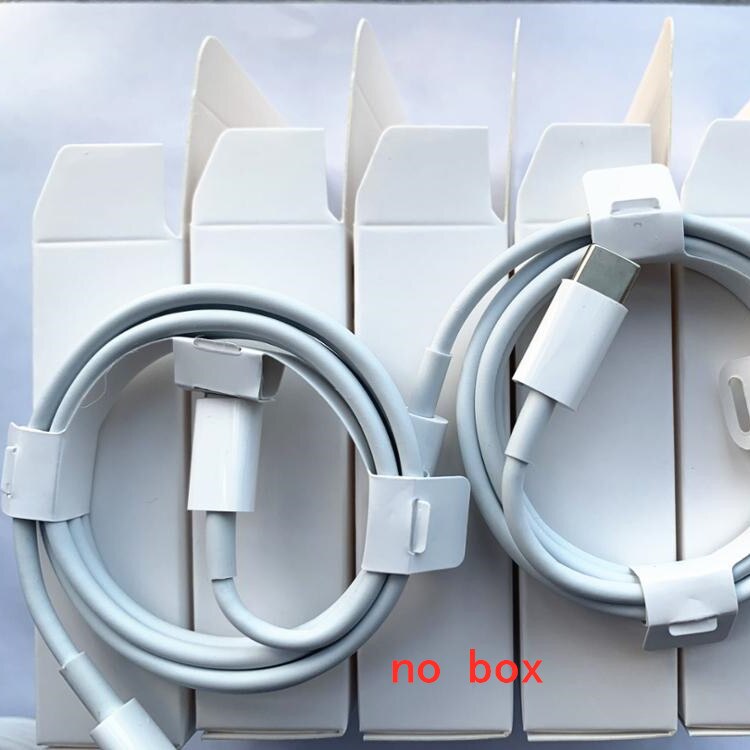 10/20Pcs 1m 8pin Cable USB de sincronización de datos para IPhone 11 12 pro PD cargador 7 8 6 Plus para IPad aire Pro XS MAX XR X cargador: 10pcs PD cables