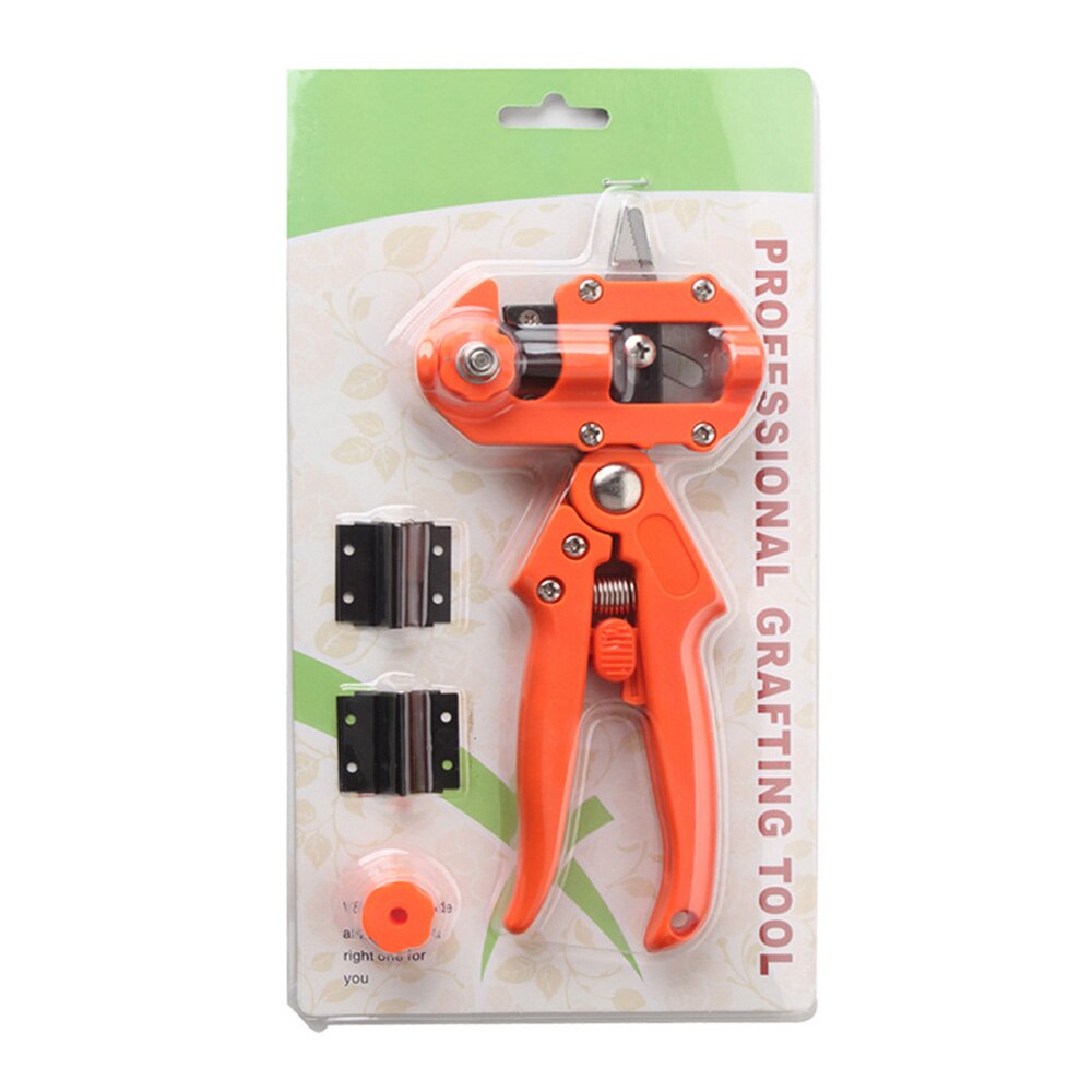 Multifunctional Grafting Shears Garden Grafting Tools Branch Shears Fruit Tree Grafting Shears: orange