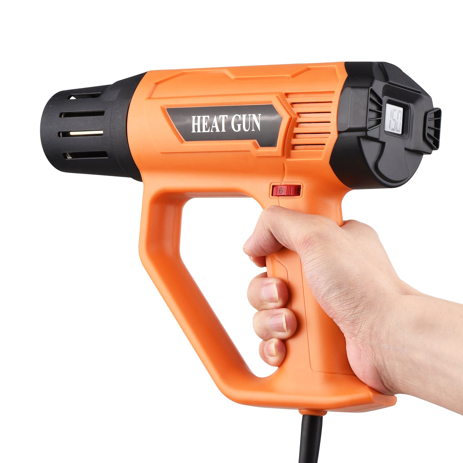 Nowa dmuchawa gorącego powietrza o dużej mocy 2000W wysoki moc obowiązek szybki elektroniczny wyświetlacz cyfrowy opalarka szybkie nagrzewanie 110V/220V