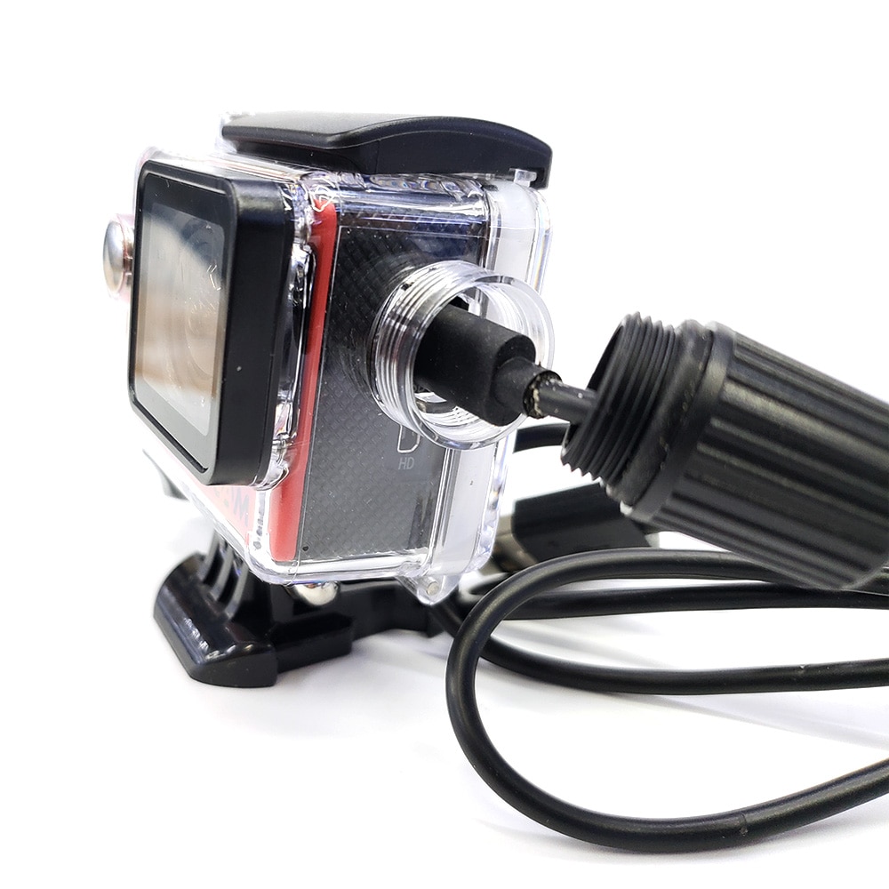 Carcasa subacuática TUYU carcasa impermeable para SJCAM SJ4000/SJ7000 C4 C30 W8 W9 H9 accesorios cámara de acción con Cable de carga