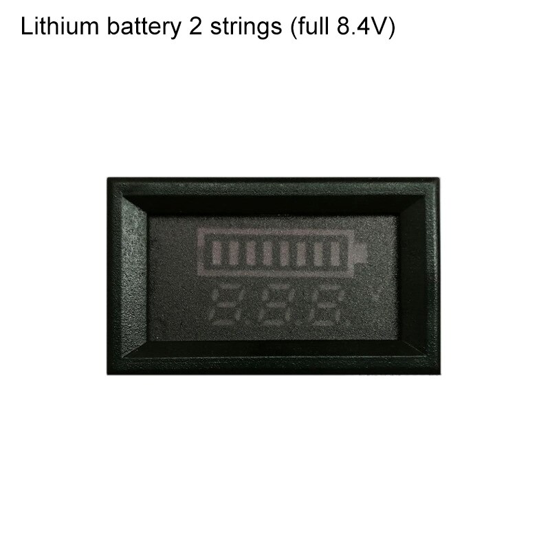 Power Indicator Battery Capacity Monitor Is Suitable For Lead-acid Battery Lithium Battery Power Display: D