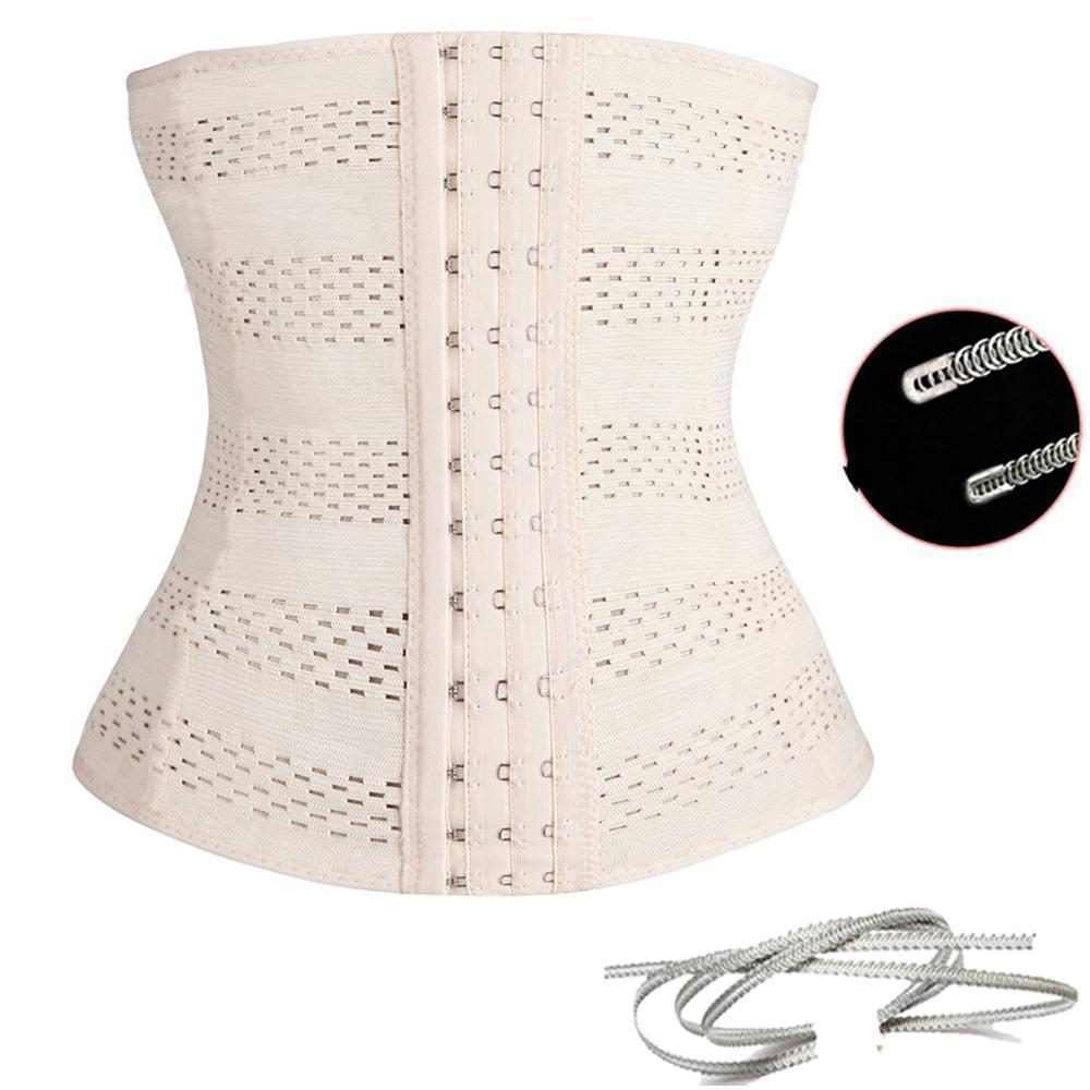 Midjeformare korsett midja tränare bälte stål ben modellering rem midja cincher gördel bälte smal shapewear dam korsett