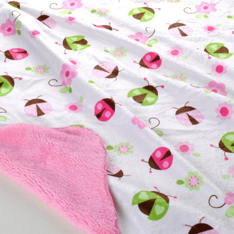 Bande dessinée bébé couverture corail polaire bébé couverture Super doux usine ventes bébé produit swaddle atrq0001