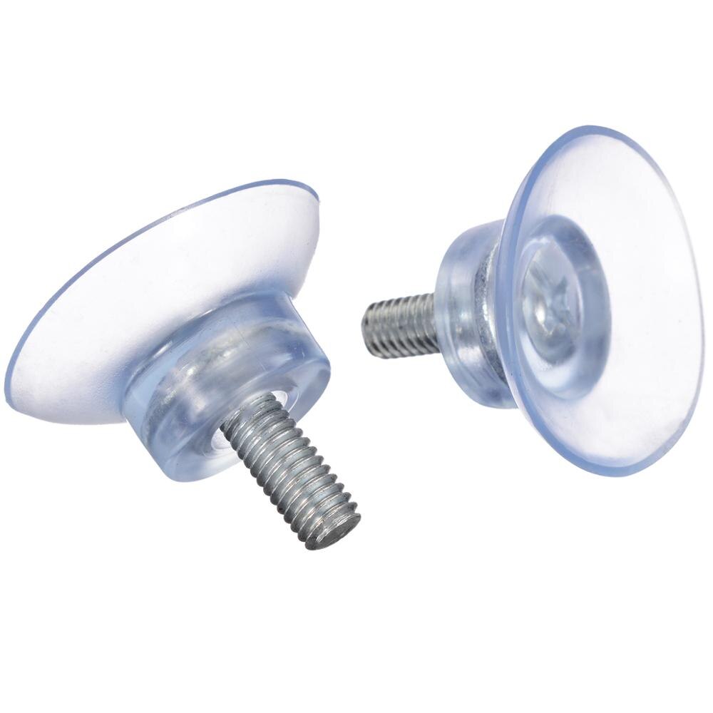 Ventouse Pour Dessus De Table 20 Ventouses Transparentes 30mm Avec Vis M4 - Pour Salle De Bain, Cuisine Et Extérieur Ventouse Lentille