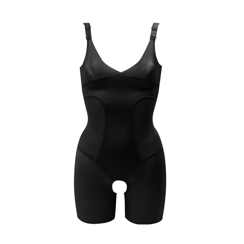 Adjustable Straps Open Cortch Body Shaping Corset Tummy Control Flat Belly Hip Push up Butt Lift Shapewear Solid Color Underwear