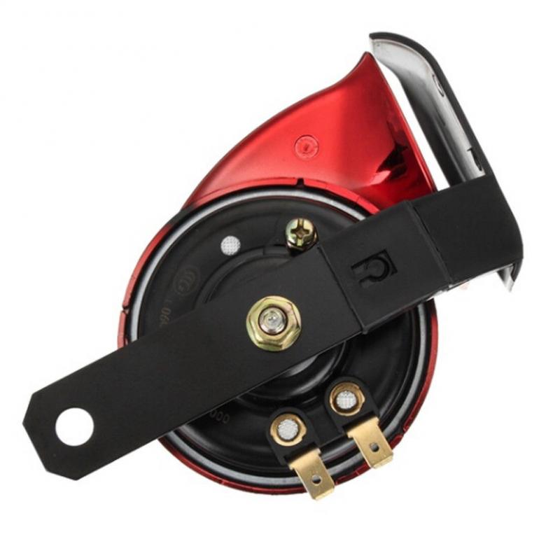 12V Waterdichte Dc 130db Motorfiets Slak Luchthoorn Sirene Super Luid Voor Auto Vrachtwagen Motor Universele
