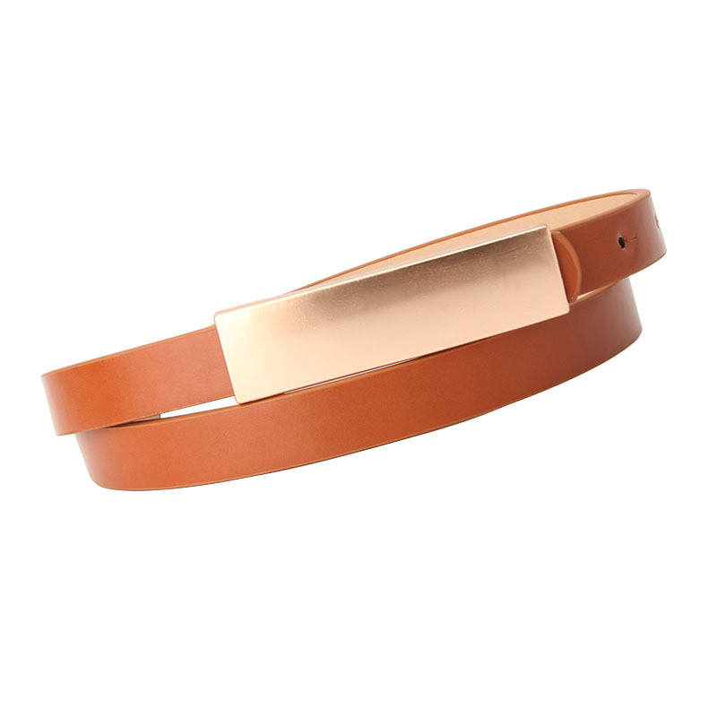 Lujosa hebilla de Metal, cinturón Delgado, cinturón clásico de mujer rebelde finos, correas de cinturón minimalistas, faja para la cintura, accesorios para ropa